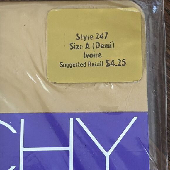 Vtg  1986 new in packaging Givenchy stretch ultra sheer pantyhose control top - Picture 3 of 7